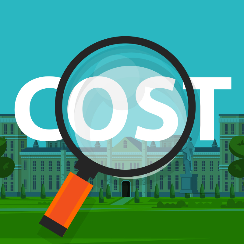 Decoding cost of college