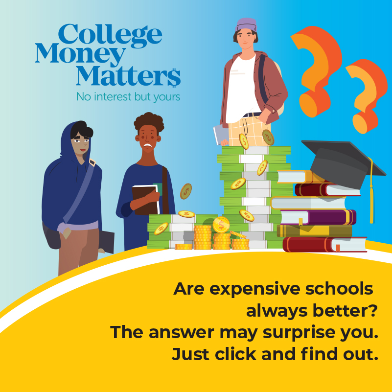 Are expensive schools always better_ The answer may surprise you. Just click and find out_